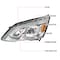 Spec-D Tuning 07-11 Honda CRV Projector Headlight Chrome 2LHP-CRV07-TM - alternate 5